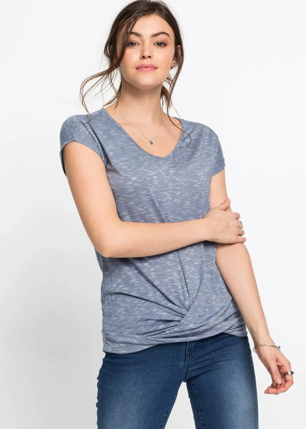 Damen bonprix Shirts & Tops|Shirt aus Viskose-Mix