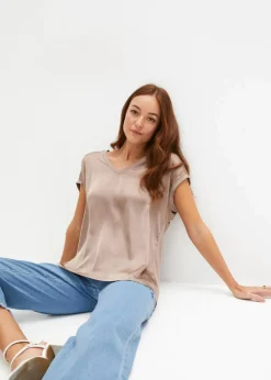 Best Shirt aus Viskose-Mix Damen Shirts & Tops