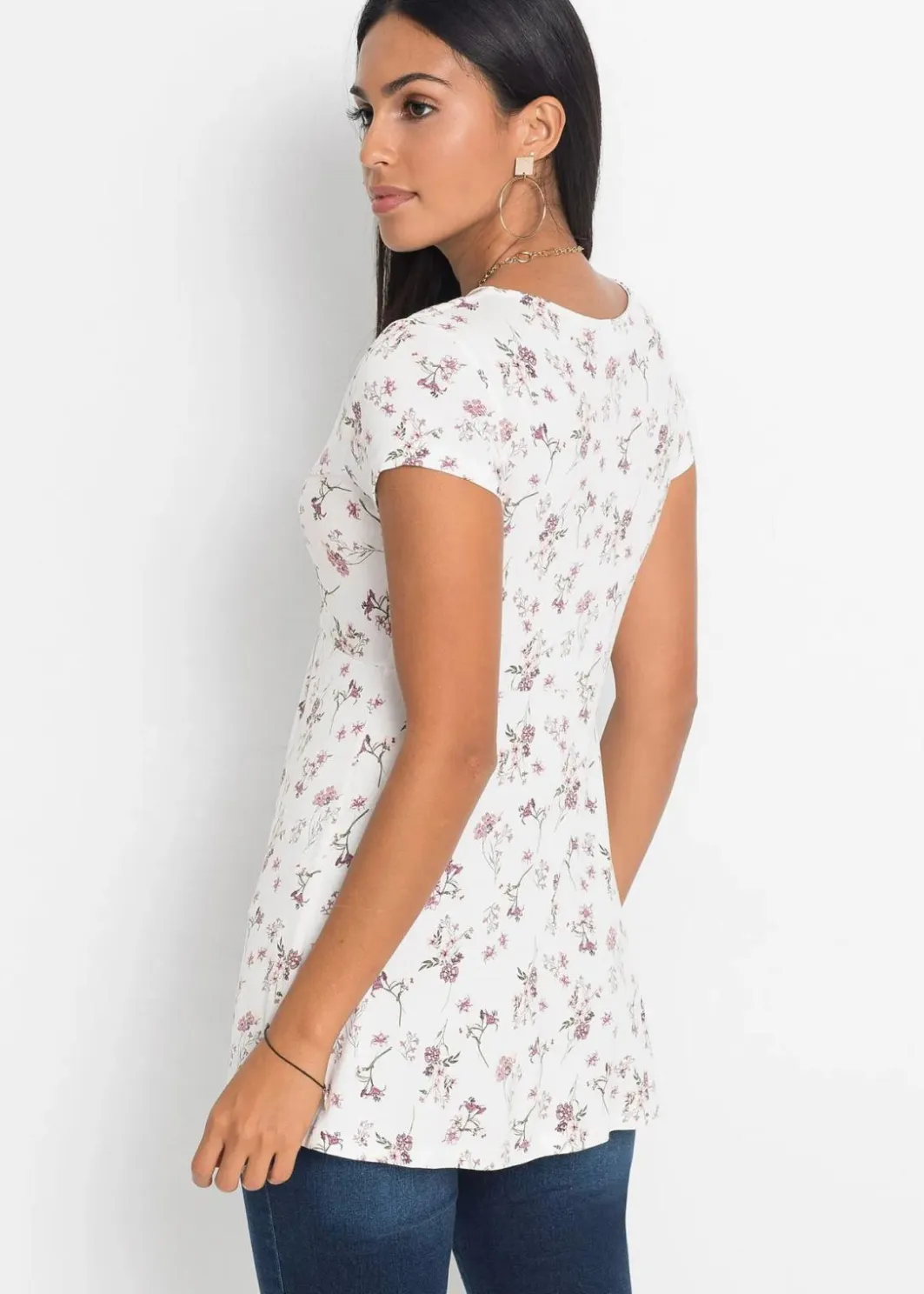 Damen bonprix Nachhaltigere Materialien|Shirts & Tops|Shirt aus Viskose-Mix