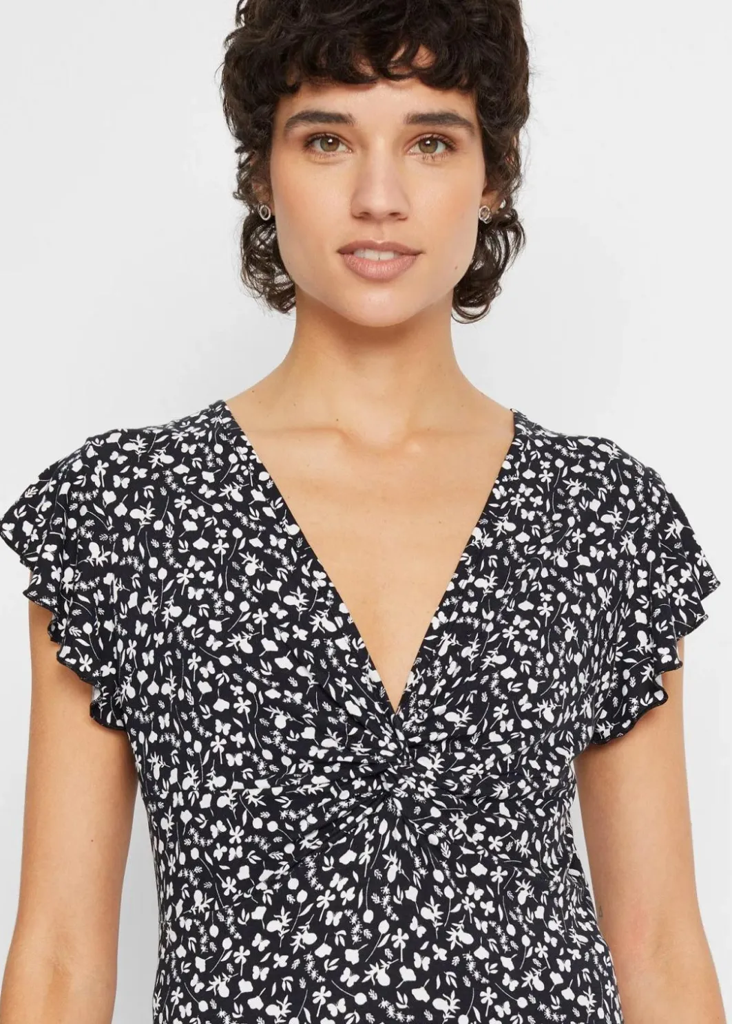 Damen bonprix Shirts & Tops|Nachhaltigere Materialien|Shirt aus Viskose-Mix
