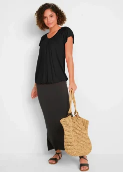 Damen bonprix Shirts & Tops|Nachhaltigere Materialien|Shirt aus Viskose-Mix