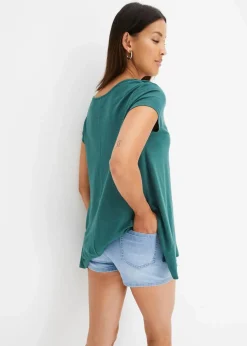 Best Shirt in asymmetrischer Länge Damen Nachhaltigere Materialien|Shirts & Tops
