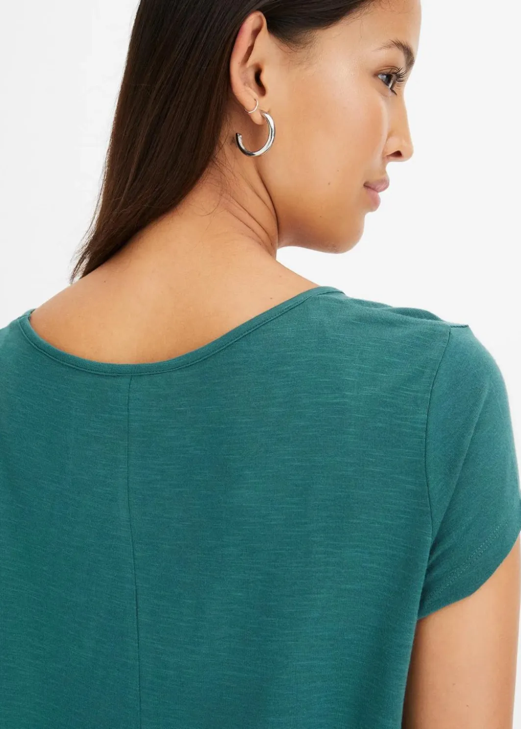 Best Shirt in asymmetrischer Länge Damen Nachhaltigere Materialien|Shirts & Tops