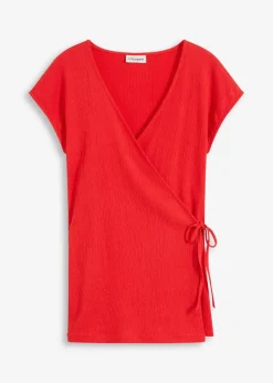 Damen bonprix Shirts & Tops|Shirt in Wickeloptik
