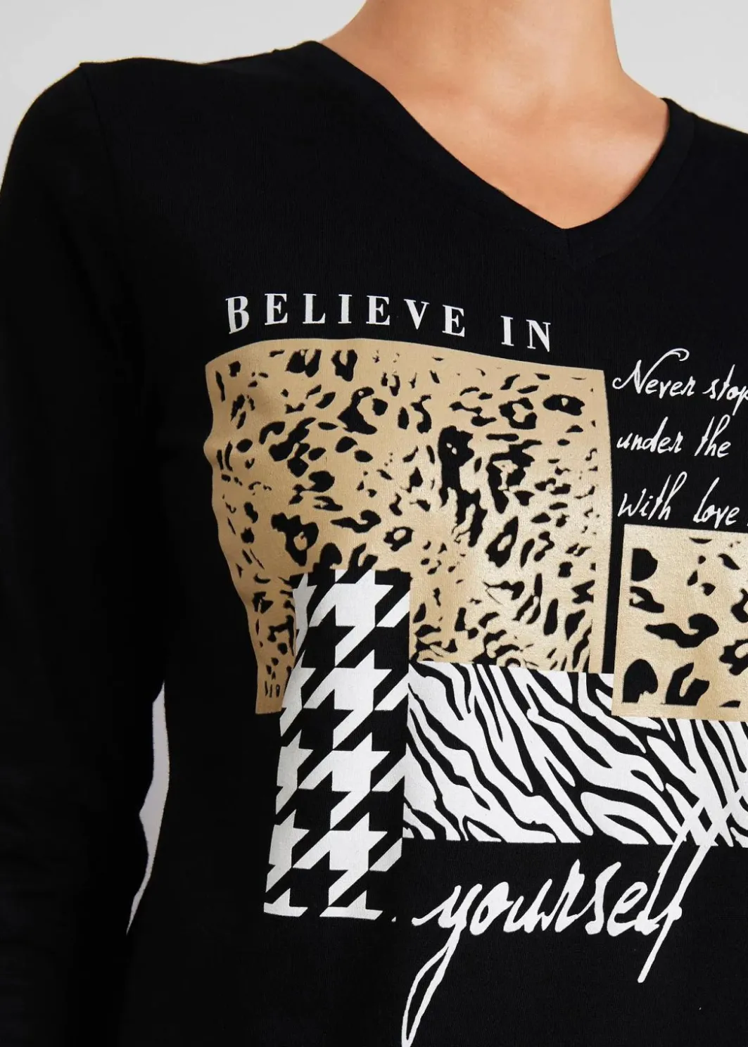 Online Shirt mit 3/4 Ärmel Damen Shirts & Tops