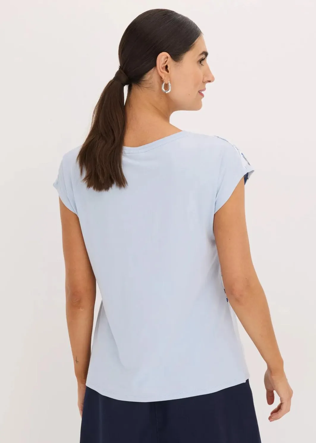 Damen bonprix Shirts & Tops|Shirt mit überschnittenen Schultern
