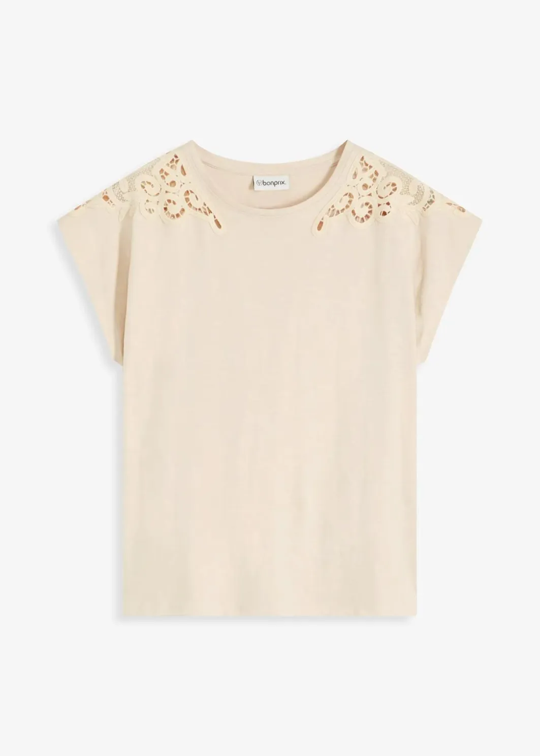 Outlet Shirt mit Crochet Detail Damen Shirts & Tops