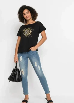 Best Shirt mit Cut-Out Damen Shirts & Tops