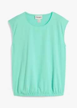 New Shirt mit elastischem Bündchen Damen Shirts & Tops