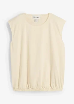 Damen bonprix Shirts & Tops|Shirt mit elastischem Bündchen