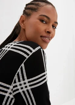 Outlet Shirt mit elastischem Saum, langarm Damen Shirts & Tops