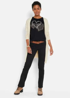 Online Shirt mit Herzdruck aus Bio-Baumwolle Damen Shirts & Tops|Nachhaltigere Materialien