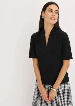 Damen bonprix Shirts & Tops|Shirt mit Kelchkragen