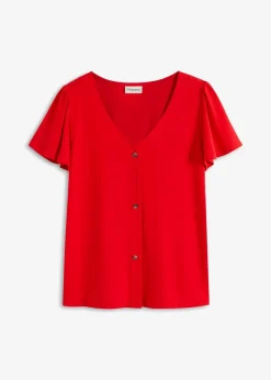 Damen bonprix Shirts & Tops|Shirt mit Knopfleiste