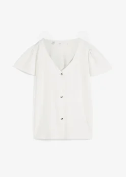 Damen bonprix Shirts & Tops|Shirt mit Knopfleiste