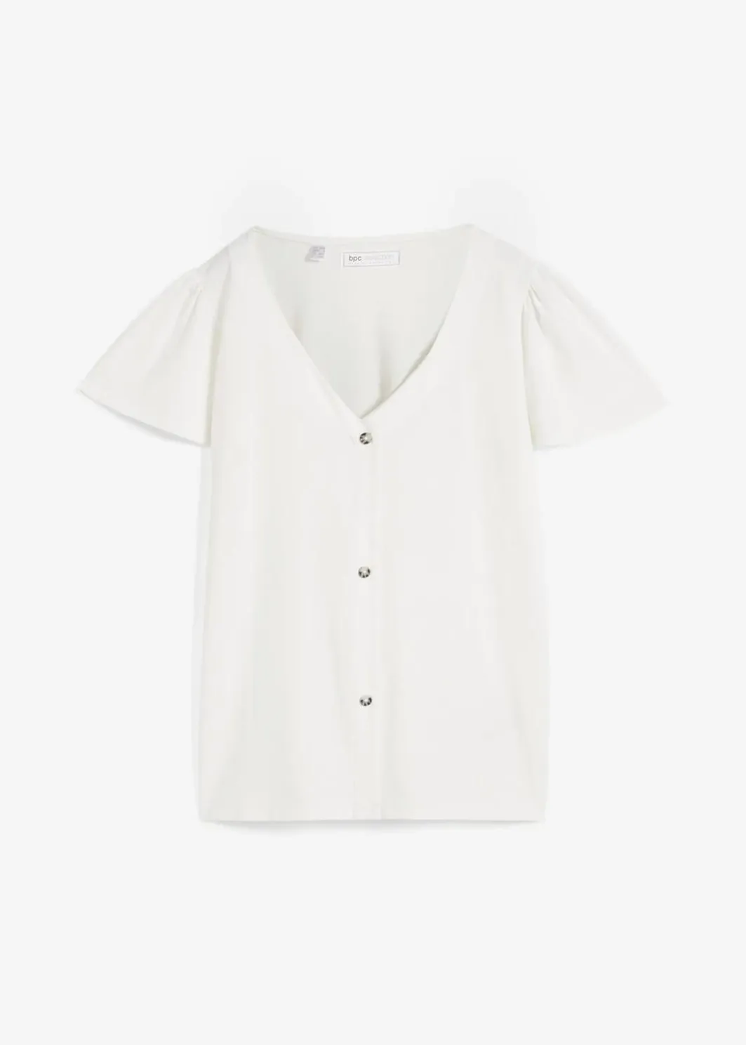 Damen bonprix Shirts & Tops|Shirt mit Knopfleiste