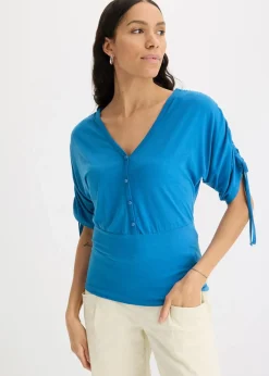 Damen bonprix Shirts & Tops|Shirt mit Knopfleiste