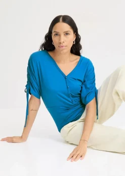 Damen bonprix Shirts & Tops|Shirt mit Knopfleiste