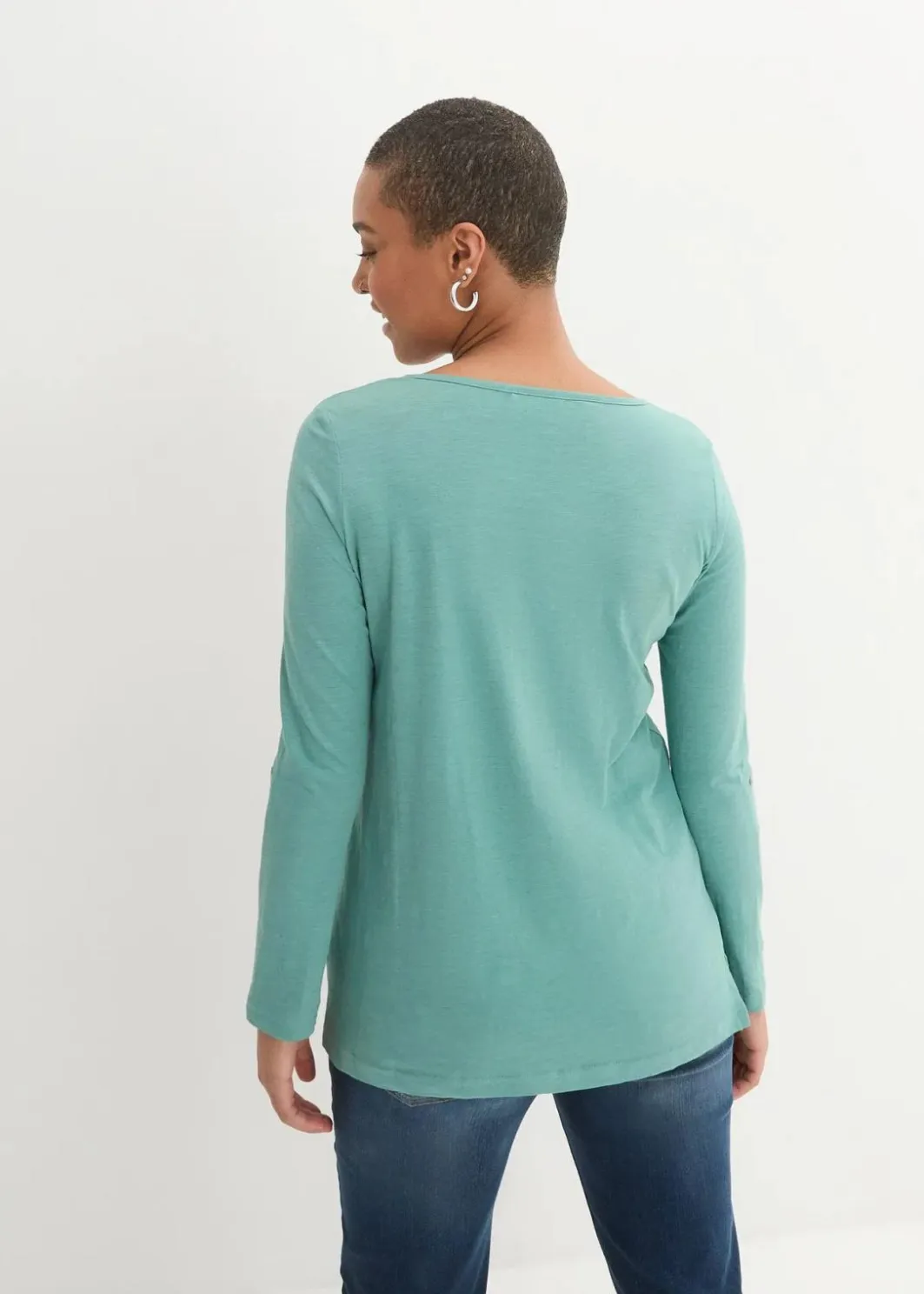 Shirt mit Knopfleiste aus reiner Bio-Baumwolle Damen Shirts & Tops|Nachhaltigere Materialien