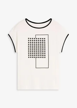 Discount Shirt mit Kontrast Piping Damen Shirts & Tops