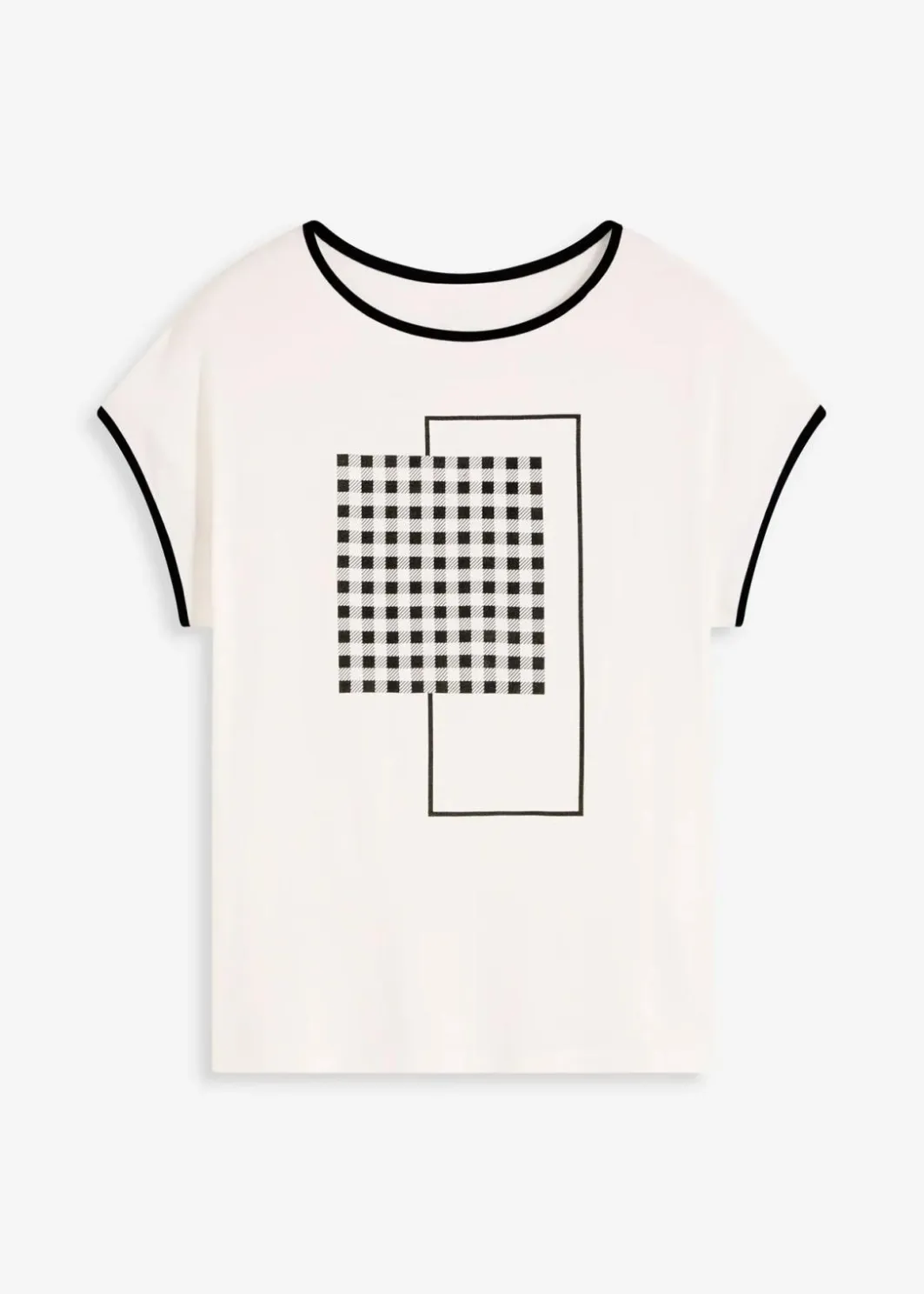 Discount Shirt mit Kontrast Piping Damen Shirts & Tops