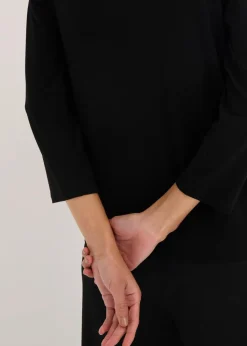 New Shirt mit Kontrastblende Damen Shirts & Tops