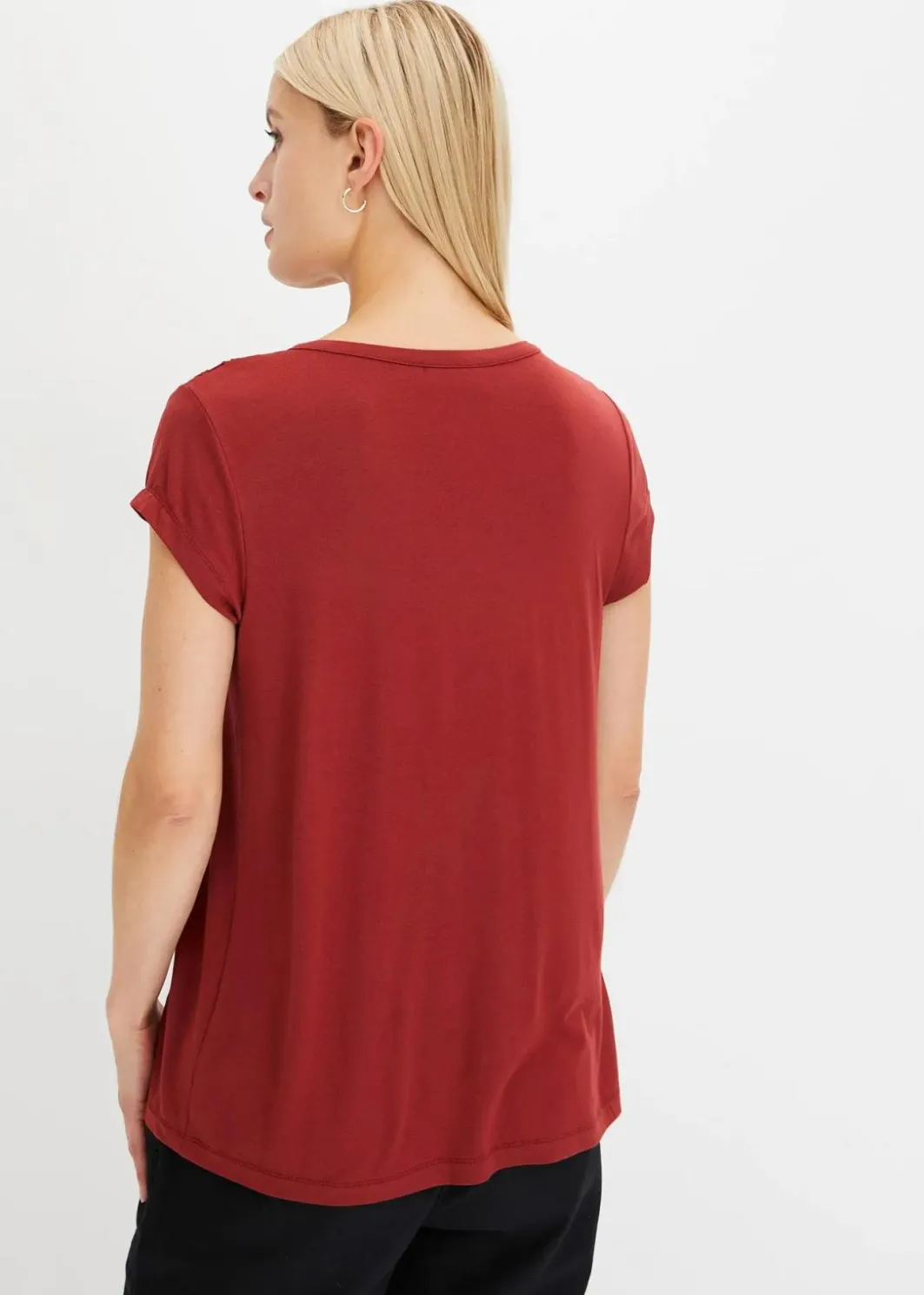 Hot Shirt mit Lochstickerei Damen Shirts & Tops