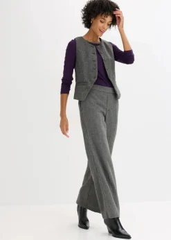 Online Shirt mit Mesheinsatz und Glitzersteinchen Damen Shirts & Tops|Nachhaltigere Materialien