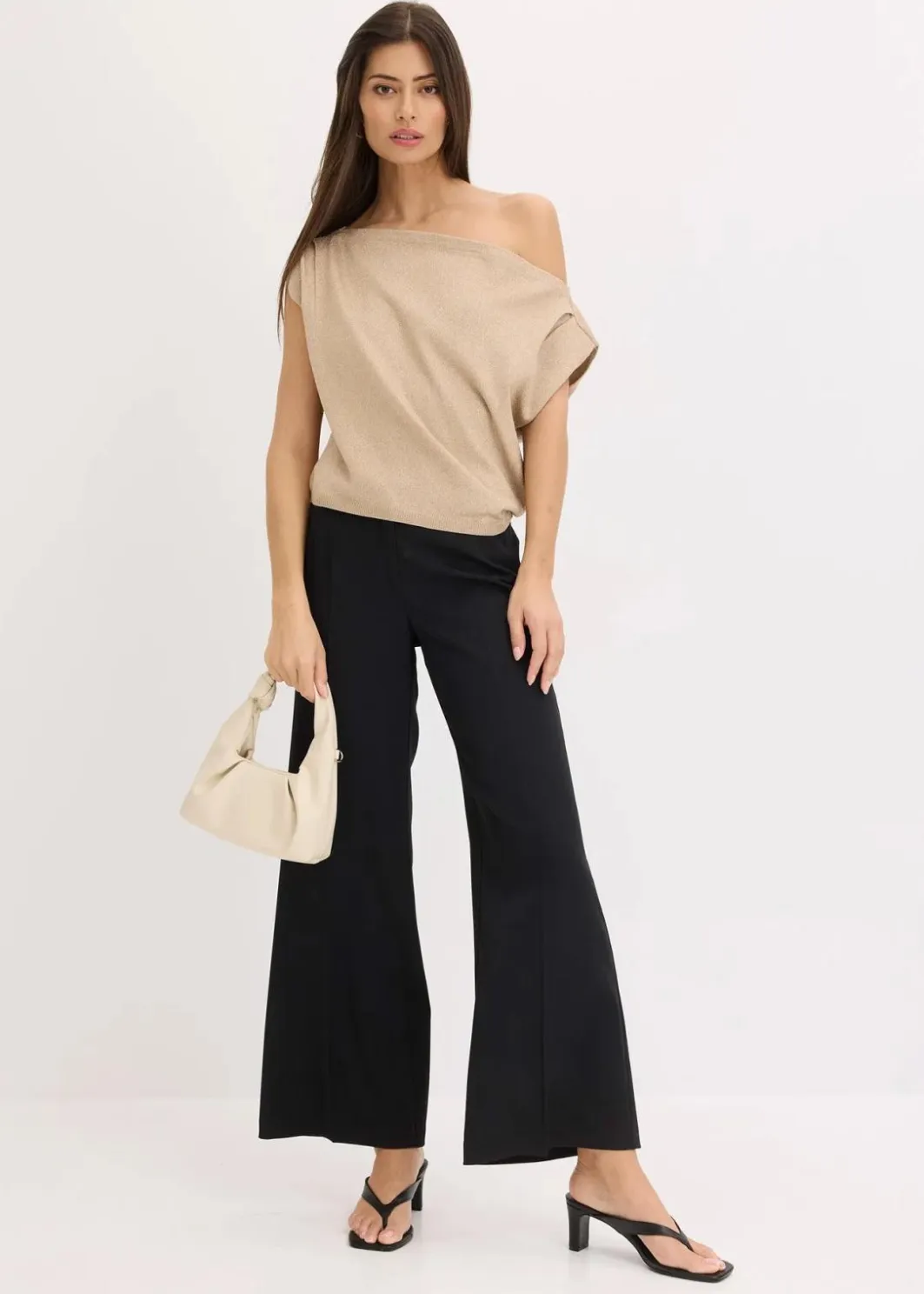 Sale Shirt mit One-Shoulder Damen Bekleidung·Umstandsmode|Strickmode