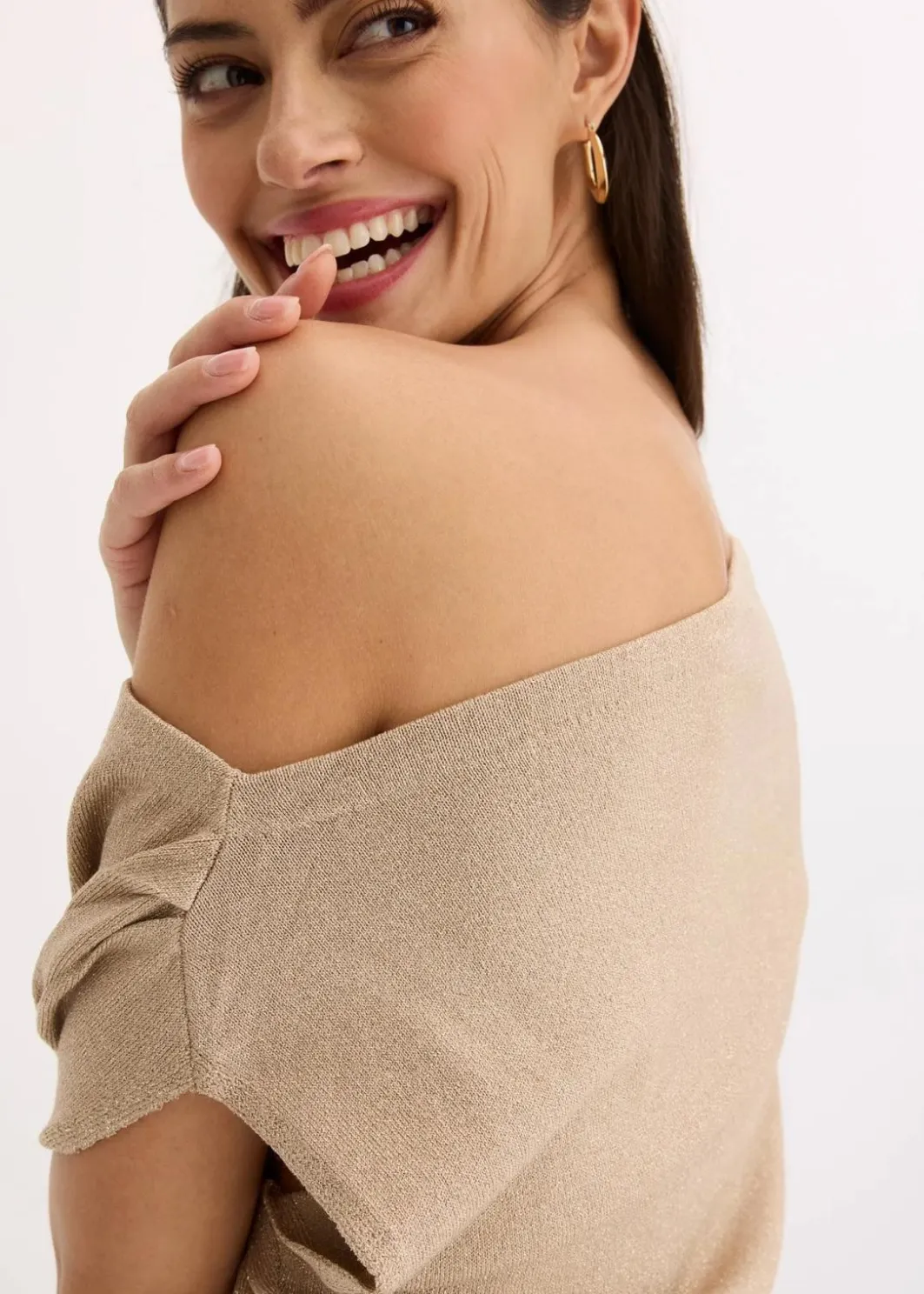 Sale Shirt mit One-Shoulder Damen Bekleidung·Umstandsmode|Strickmode