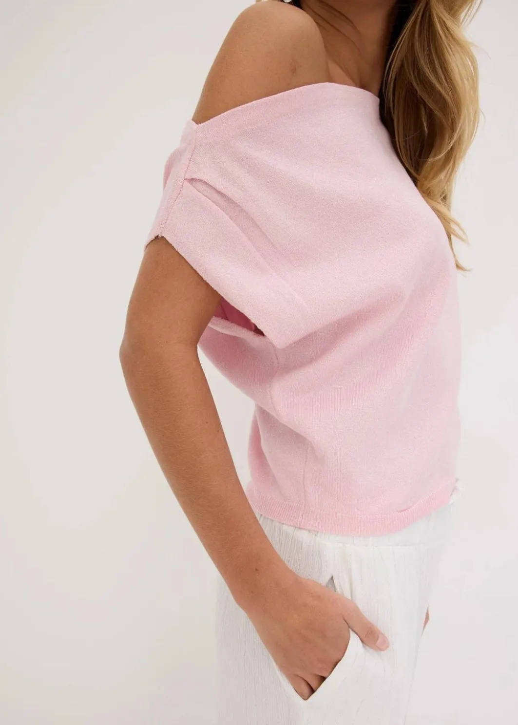 Damen bonprix Bekleidung·Umstandsmode|Strickmode|Shirt mit One-Shoulder
