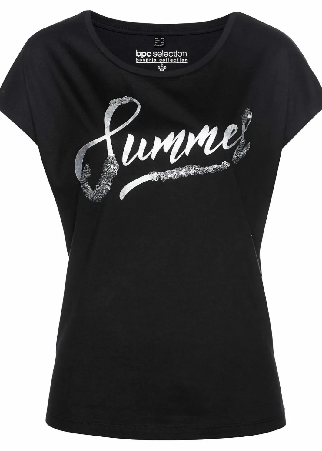 Damen bonprix Shirts & Tops|Shirt mit Pailletten