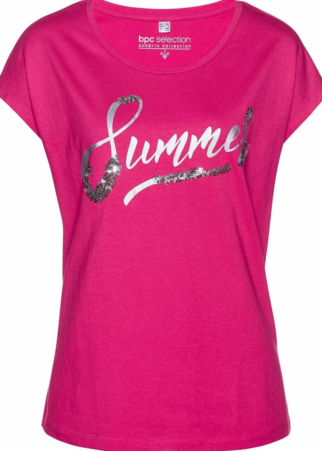 Damen bonprix Shirts & Tops|Shirt mit Pailletten
