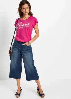 Damen bonprix Shirts & Tops|Shirt mit Pailletten