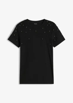 Best Shirt mit Perlen-Applikation Damen Shirts & Tops