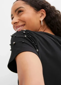 Best Shirt mit Perlen-Applikation Damen Shirts & Tops