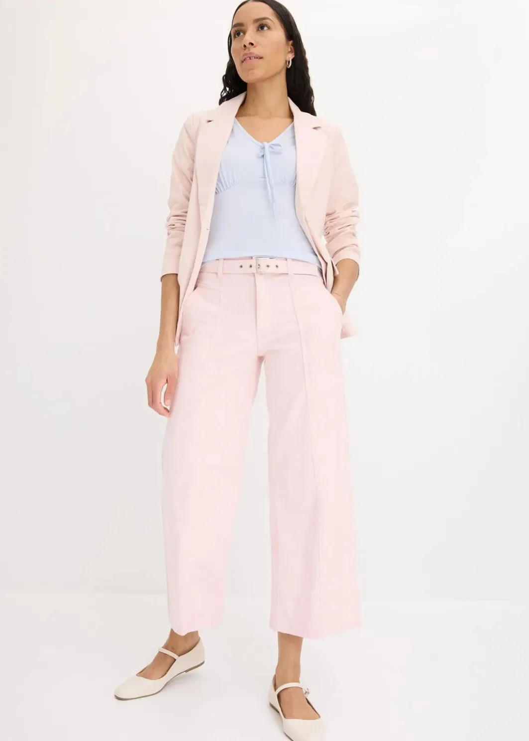 Damen bonprix Shirts & Tops|Shirt mit Raffung