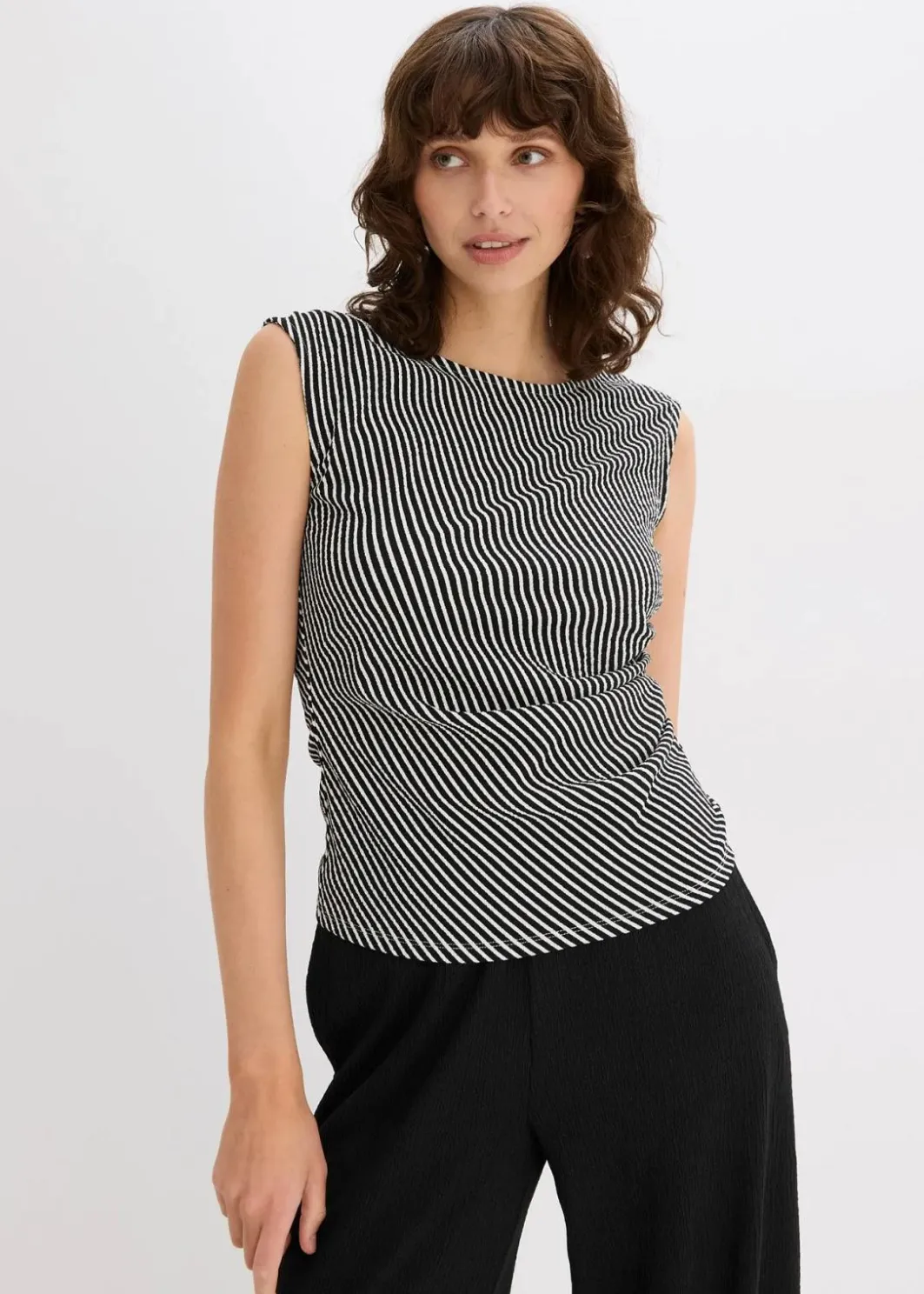 Damen bonprix Shirts & Tops|Shirt mit Raffung