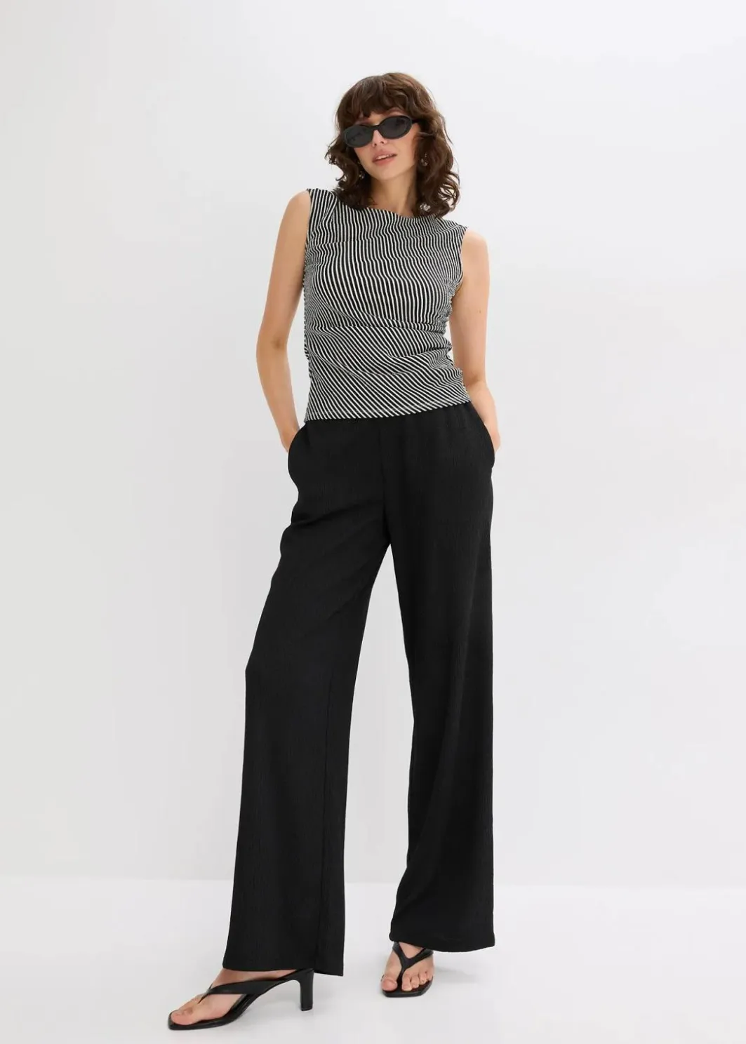 Damen bonprix Shirts & Tops|Shirt mit Raffung