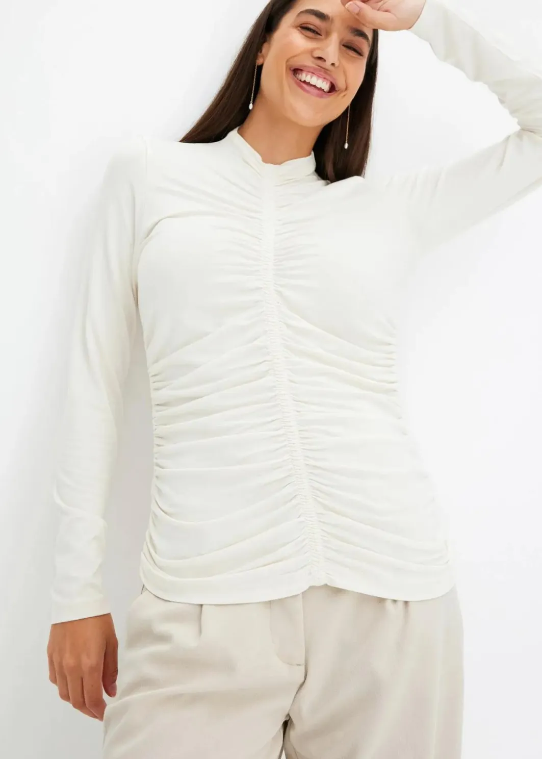 Sale Shirt mit Raffung Damen Shirts & Tops