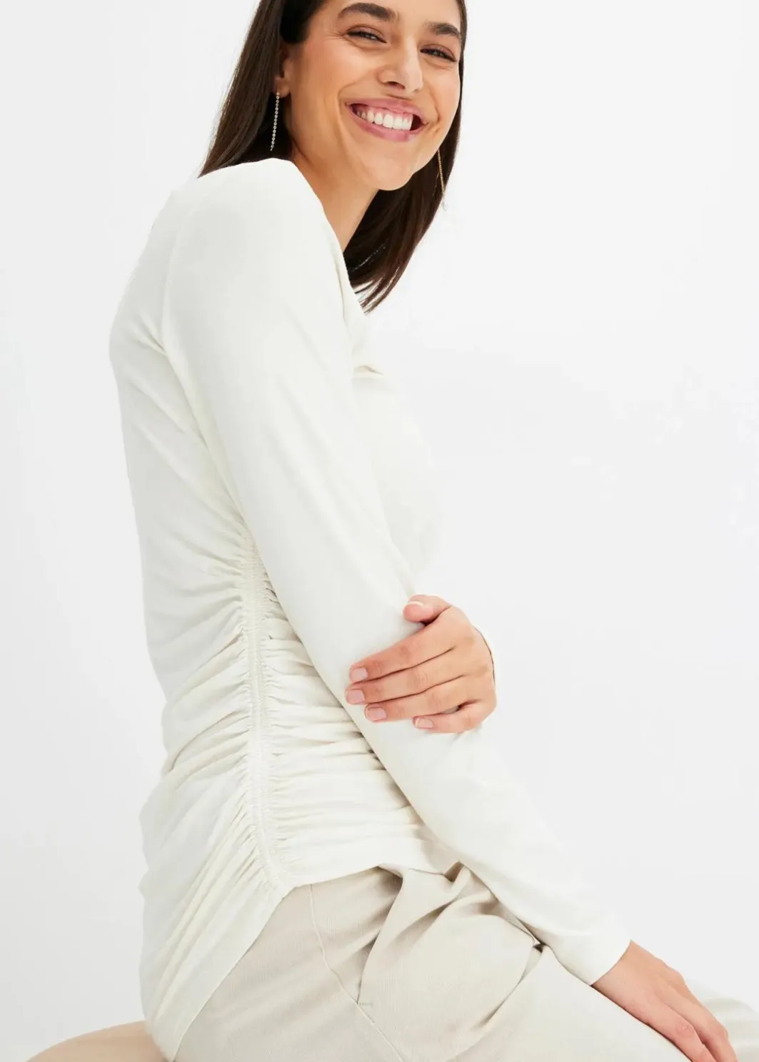 Sale Shirt mit Raffung Damen Shirts & Tops