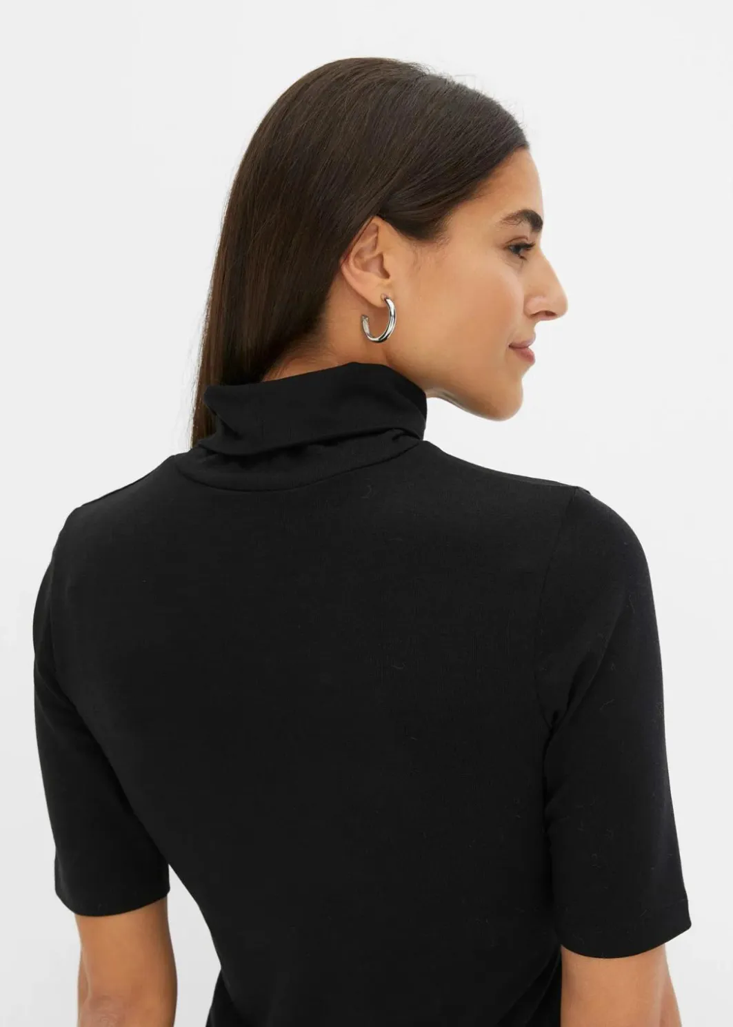 Damen bonprix Shirts & Tops|Shirt mit Rollkragen