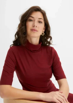 Damen bonprix Shirts & Tops|Shirt mit Rollkragen