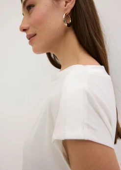 Damen bonprix Shirts & Tops|Shirt mit Satinpasse