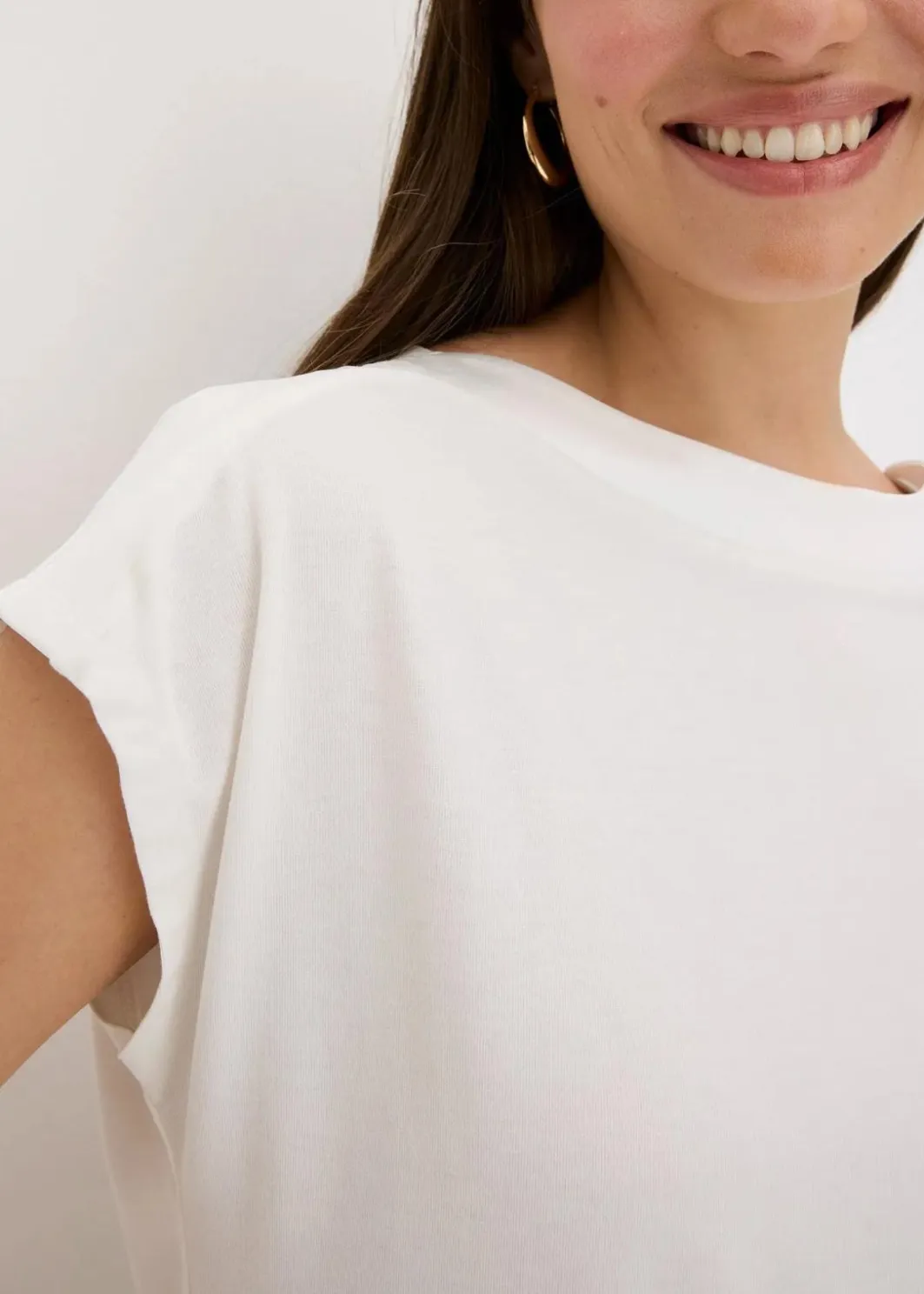 Damen bonprix Shirts & Tops|Shirt mit Satinpasse