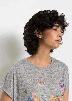 New Shirt mit Schmetterlingsdruck Damen Shirts & Tops