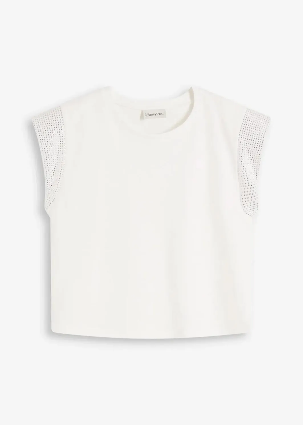 Shirt mit Schulterpolstern Damen Nachhaltigere Materialien|Shirts & Tops
