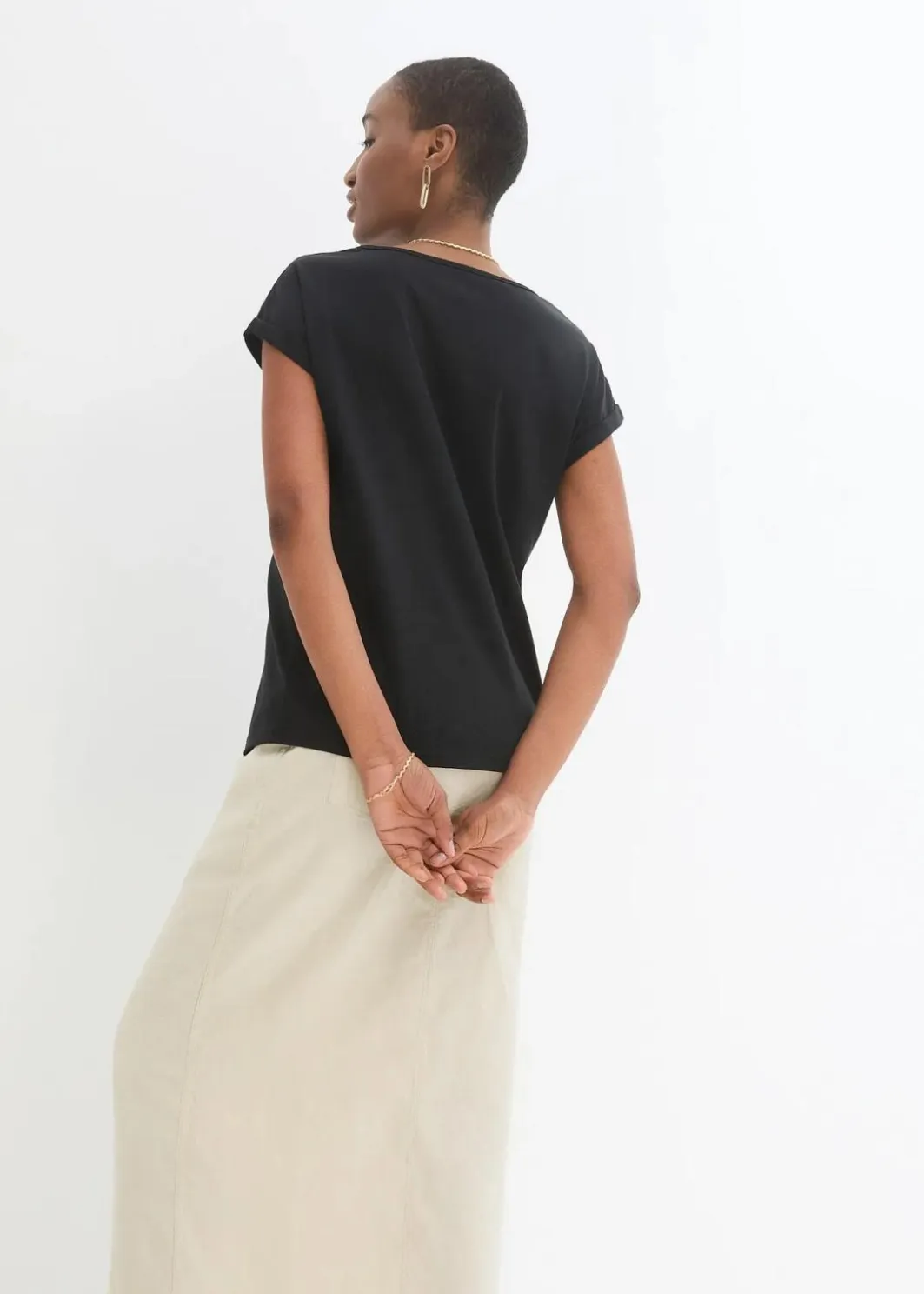 Damen bonprix Premium|Shirts & Tops|Shirt mit Seidenanteil