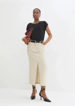 Damen bonprix Premium|Shirts & Tops|Shirt mit Seidenanteil