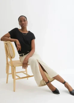Damen bonprix Premium|Shirts & Tops|Shirt mit Seidenanteil